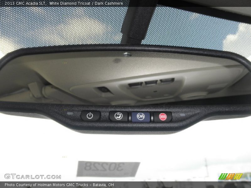 White Diamond Tricoat / Dark Cashmere 2013 GMC Acadia SLT