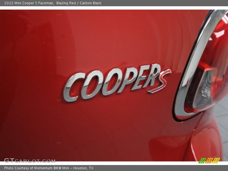 Blazing Red / Carbon Black 2013 Mini Cooper S Paceman