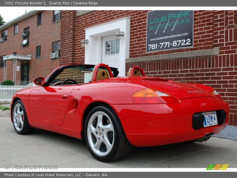 Guards Red / Savanna Beige 2002 Porsche Boxster S