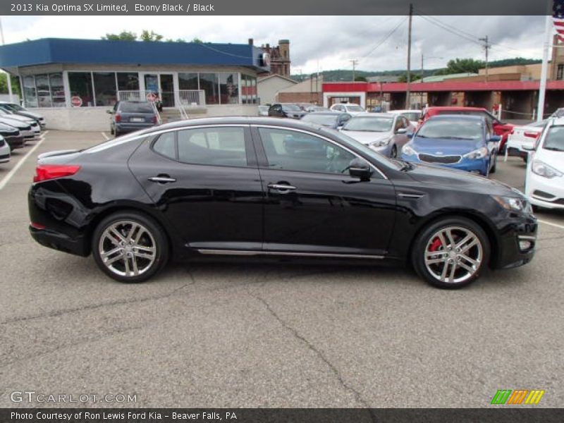 Ebony Black / Black 2013 Kia Optima SX Limited