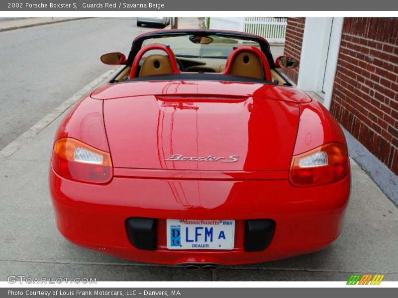 Guards Red / Savanna Beige 2002 Porsche Boxster S