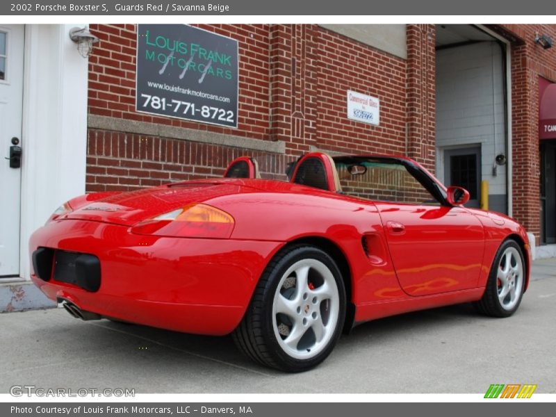Guards Red / Savanna Beige 2002 Porsche Boxster S