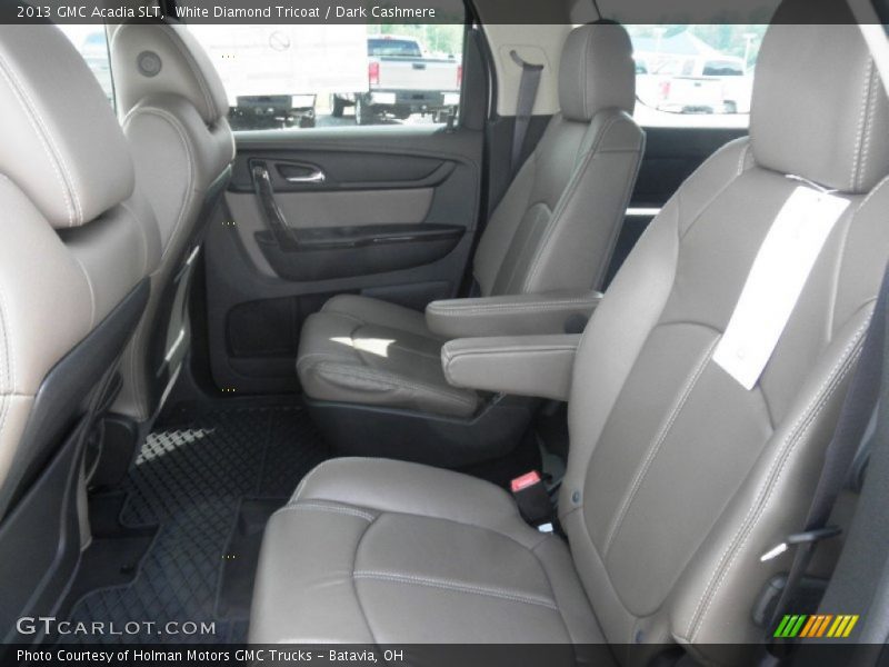 White Diamond Tricoat / Dark Cashmere 2013 GMC Acadia SLT