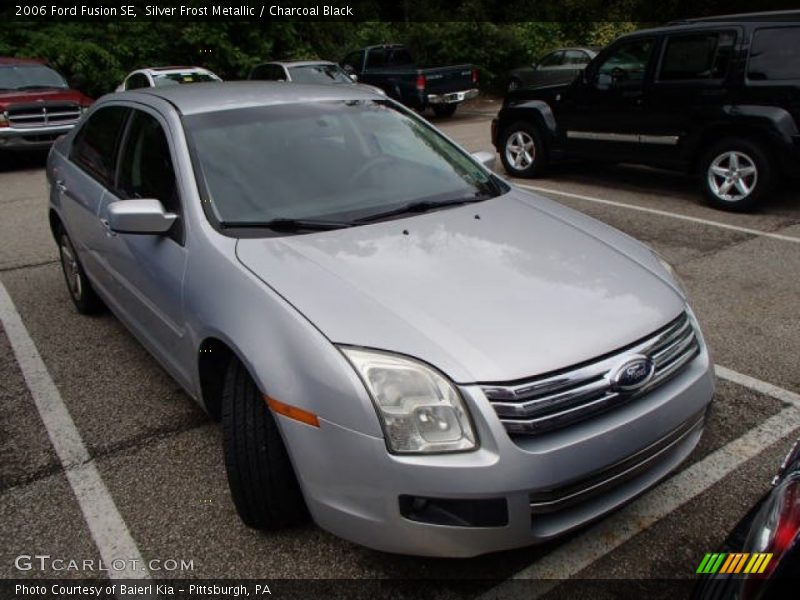Silver Frost Metallic / Charcoal Black 2006 Ford Fusion SE