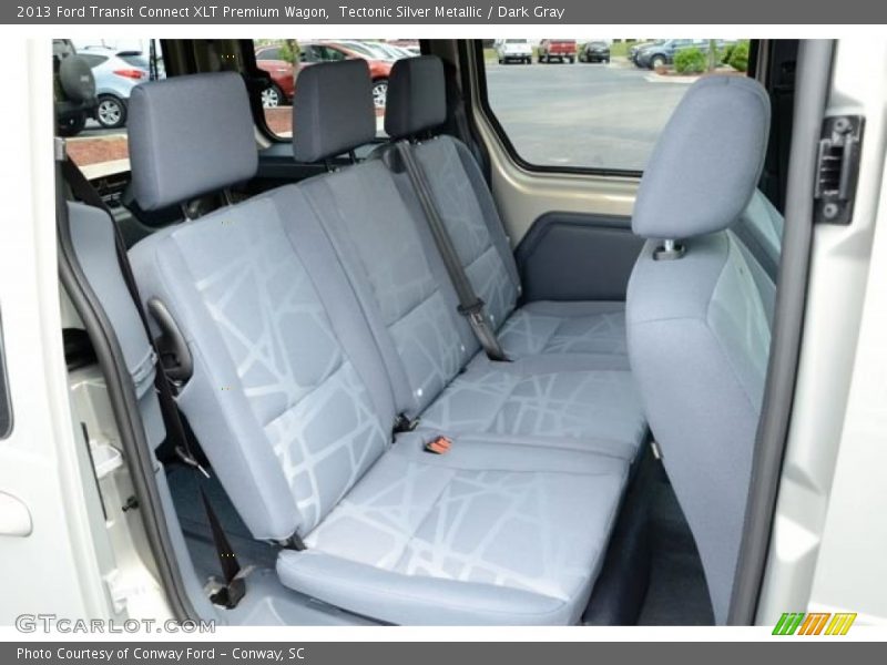 Rear Seat of 2013 Transit Connect XLT Premium Wagon