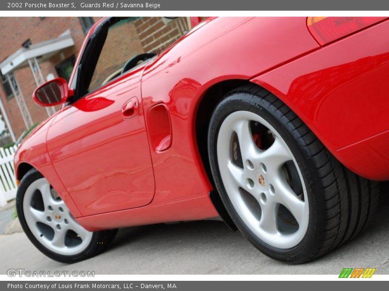 Guards Red / Savanna Beige 2002 Porsche Boxster S