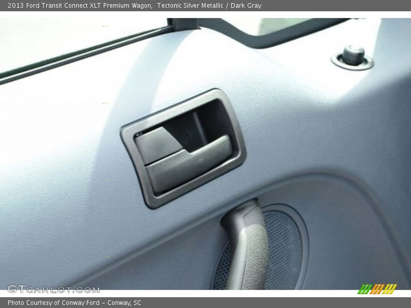 Tectonic Silver Metallic / Dark Gray 2013 Ford Transit Connect XLT Premium Wagon