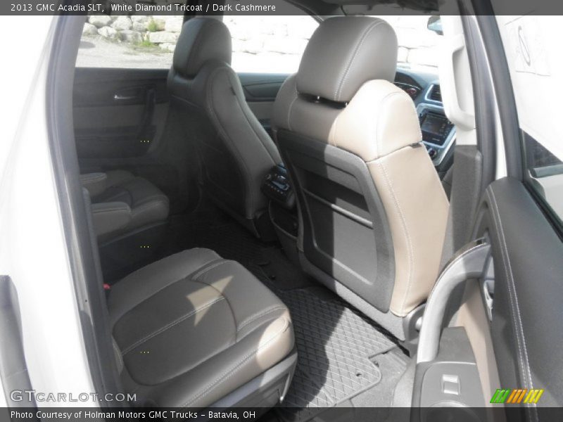 White Diamond Tricoat / Dark Cashmere 2013 GMC Acadia SLT