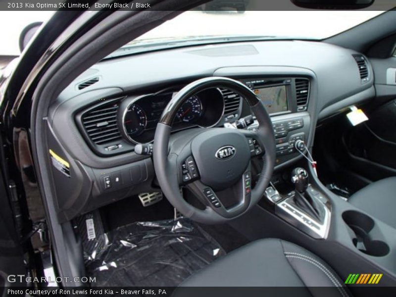 Ebony Black / Black 2013 Kia Optima SX Limited