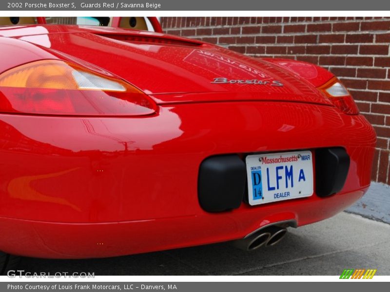 Guards Red / Savanna Beige 2002 Porsche Boxster S