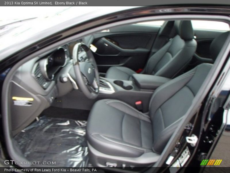 Ebony Black / Black 2013 Kia Optima SX Limited