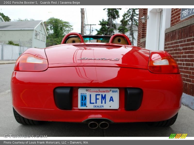 Guards Red / Savanna Beige 2002 Porsche Boxster S