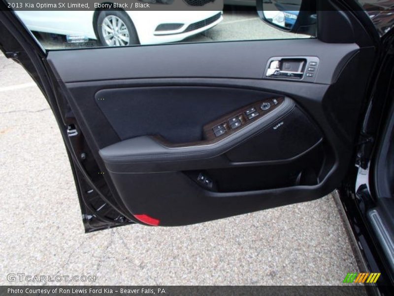 Ebony Black / Black 2013 Kia Optima SX Limited