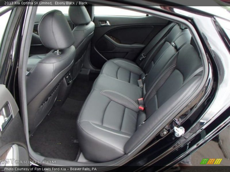 Ebony Black / Black 2013 Kia Optima SX Limited