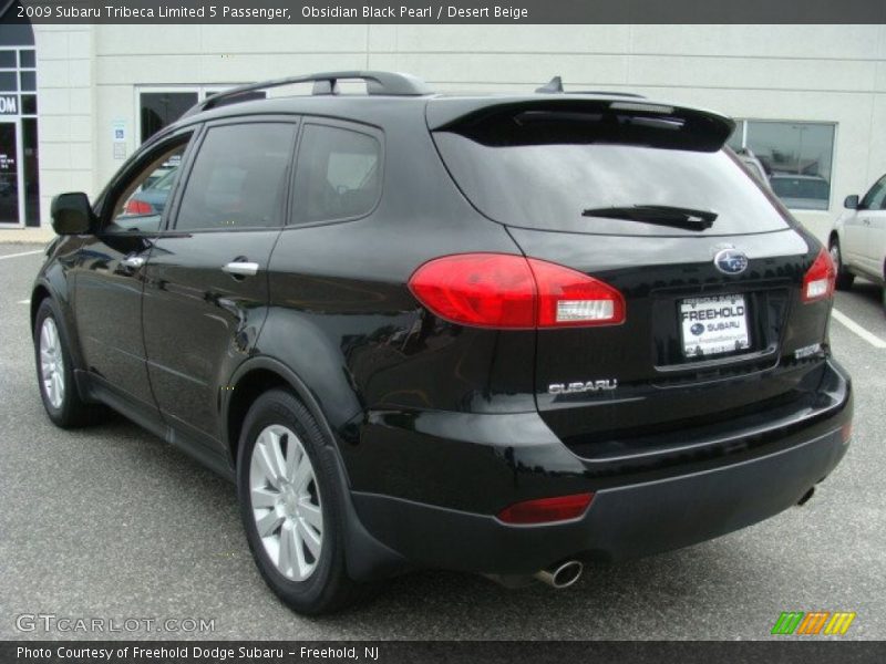 Obsidian Black Pearl / Desert Beige 2009 Subaru Tribeca Limited 5 Passenger