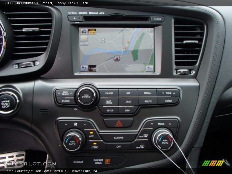 Ebony Black / Black 2013 Kia Optima SX Limited