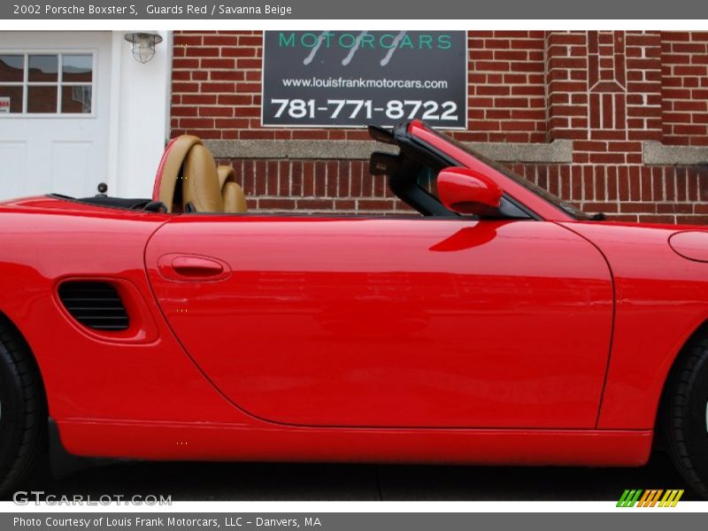 Guards Red / Savanna Beige 2002 Porsche Boxster S