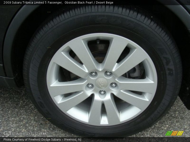 Obsidian Black Pearl / Desert Beige 2009 Subaru Tribeca Limited 5 Passenger