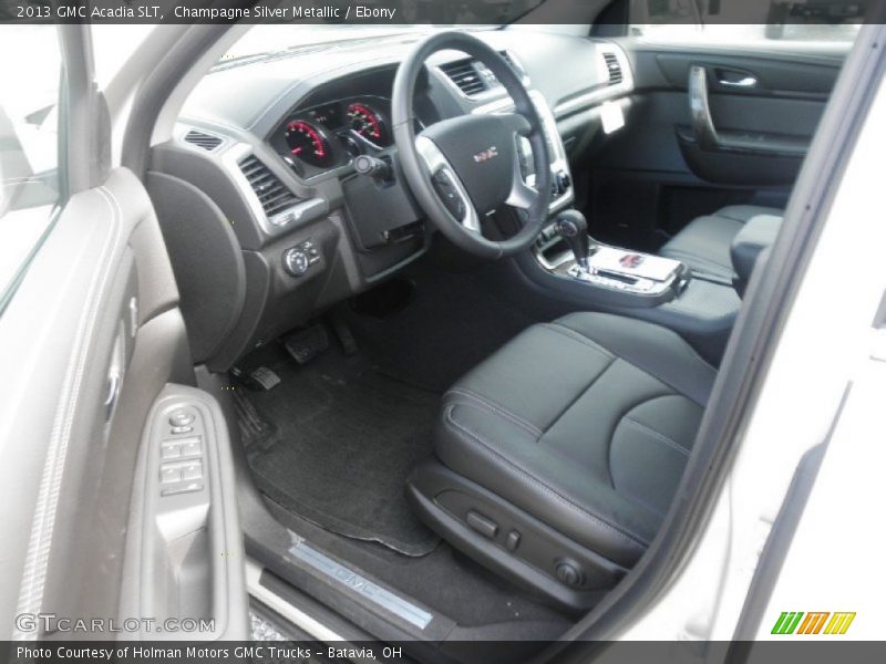 Champagne Silver Metallic / Ebony 2013 GMC Acadia SLT