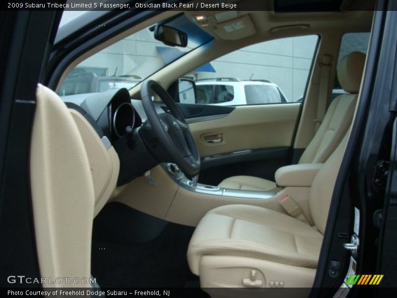 Obsidian Black Pearl / Desert Beige 2009 Subaru Tribeca Limited 5 Passenger