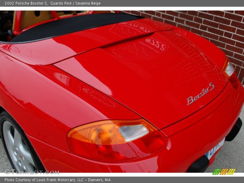 Guards Red / Savanna Beige 2002 Porsche Boxster S