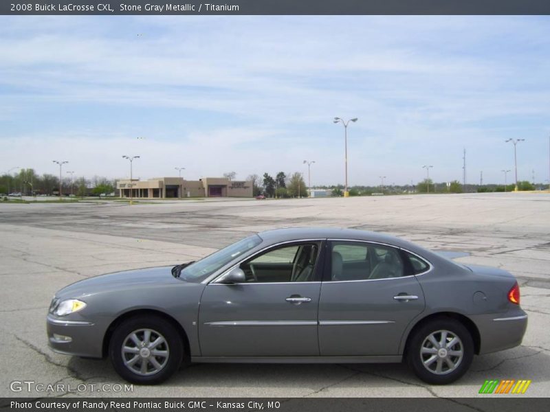 Stone Gray Metallic / Titanium 2008 Buick LaCrosse CXL