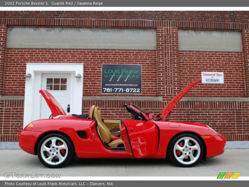 Guards Red / Savanna Beige 2002 Porsche Boxster S