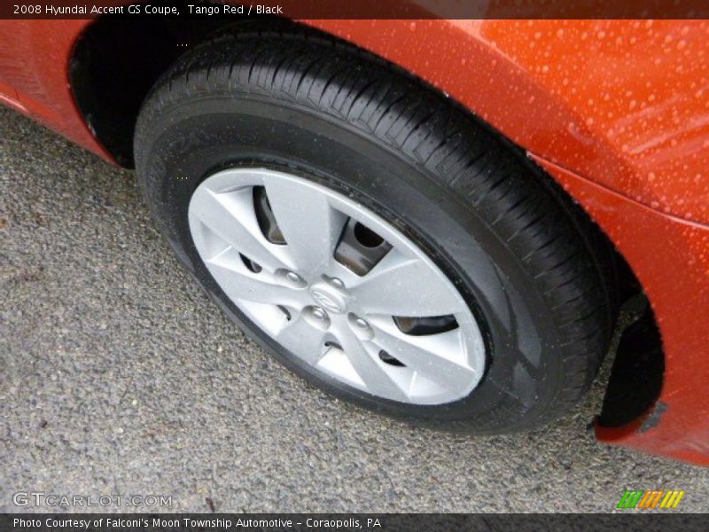 Tango Red / Black 2008 Hyundai Accent GS Coupe