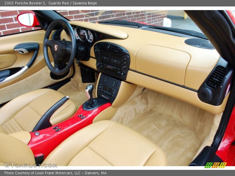 Guards Red / Savanna Beige 2002 Porsche Boxster S