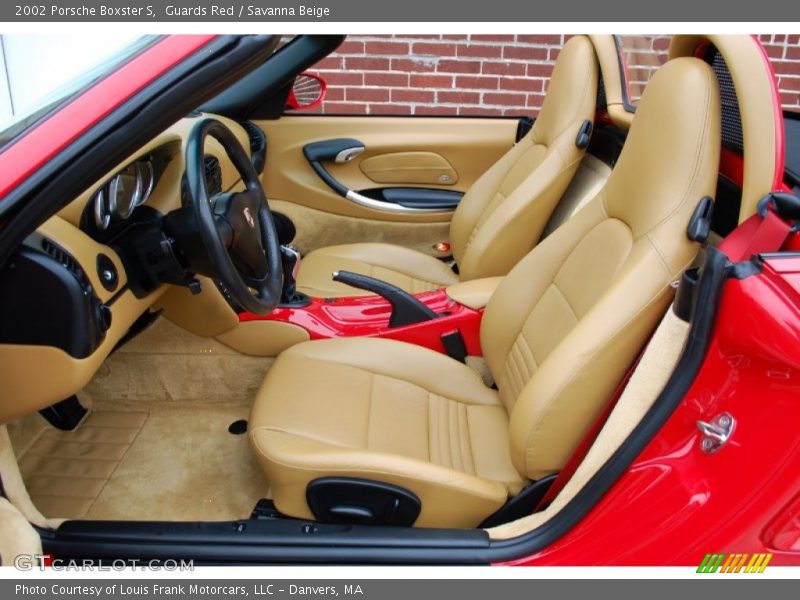 Guards Red / Savanna Beige 2002 Porsche Boxster S