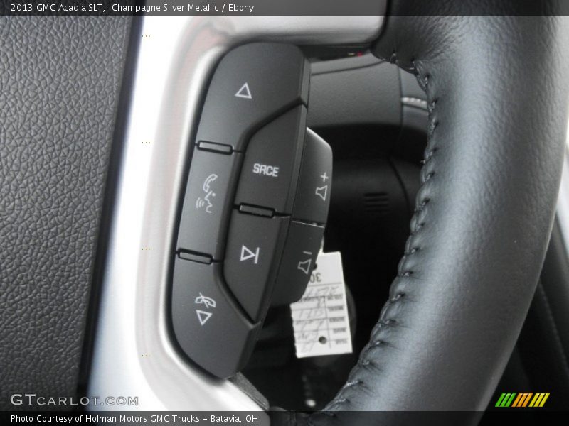 Champagne Silver Metallic / Ebony 2013 GMC Acadia SLT