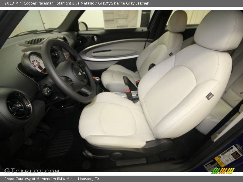 Starlight Blue Metallic / Gravity Satellite Gray Leather 2013 Mini Cooper Paceman