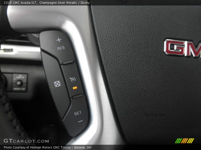 Champagne Silver Metallic / Ebony 2013 GMC Acadia SLT