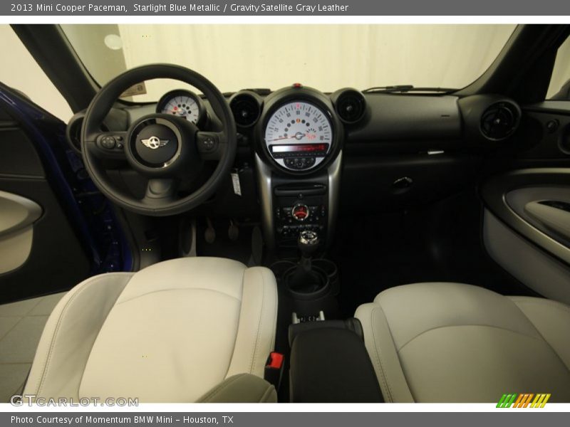 Starlight Blue Metallic / Gravity Satellite Gray Leather 2013 Mini Cooper Paceman