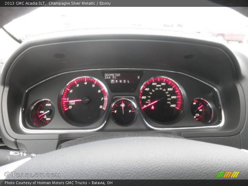 Champagne Silver Metallic / Ebony 2013 GMC Acadia SLT