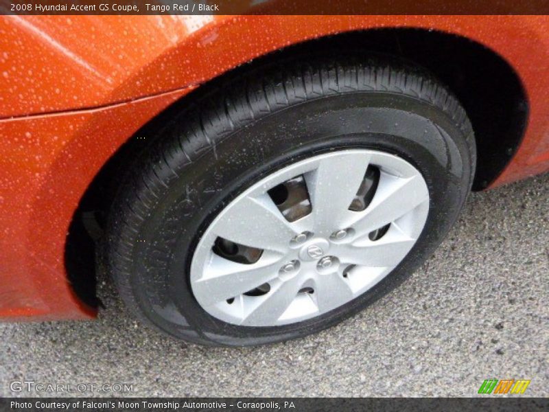 Tango Red / Black 2008 Hyundai Accent GS Coupe