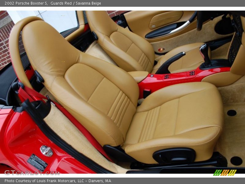 Guards Red / Savanna Beige 2002 Porsche Boxster S