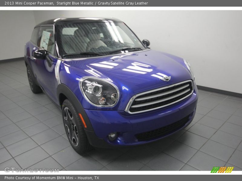Starlight Blue Metallic / Gravity Satellite Gray Leather 2013 Mini Cooper Paceman