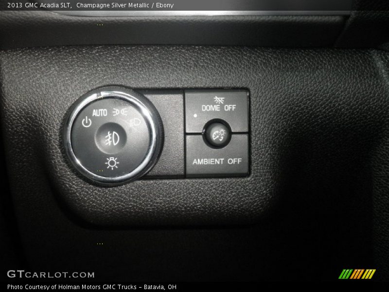 Champagne Silver Metallic / Ebony 2013 GMC Acadia SLT