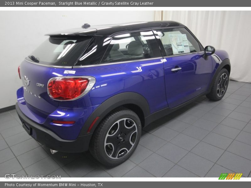 Starlight Blue Metallic / Gravity Satellite Gray Leather 2013 Mini Cooper Paceman