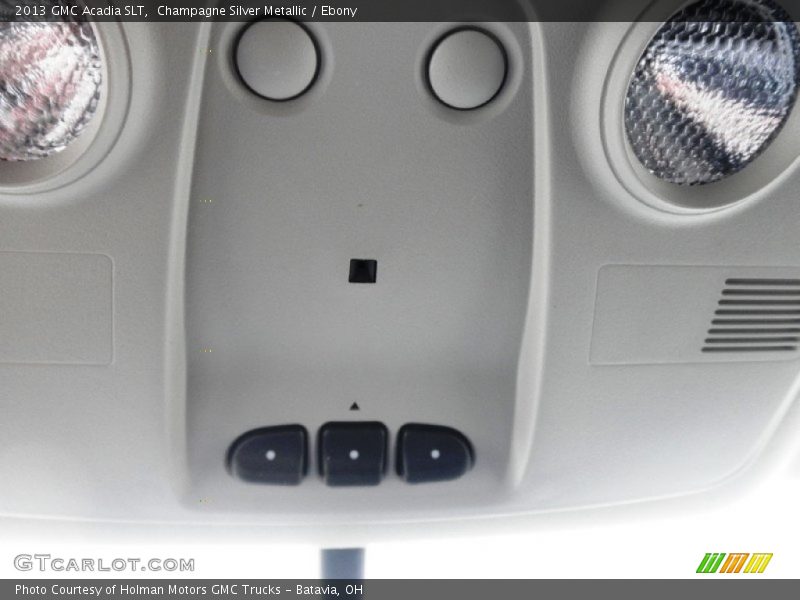 Champagne Silver Metallic / Ebony 2013 GMC Acadia SLT