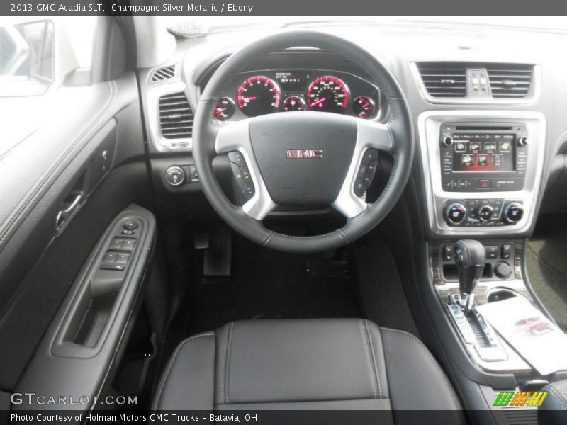 Champagne Silver Metallic / Ebony 2013 GMC Acadia SLT