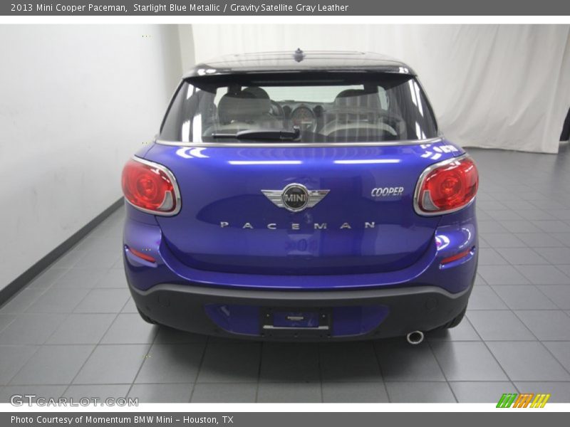 Starlight Blue Metallic / Gravity Satellite Gray Leather 2013 Mini Cooper Paceman