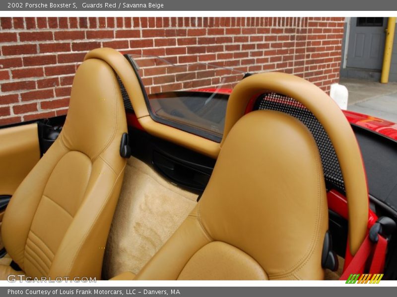 Guards Red / Savanna Beige 2002 Porsche Boxster S