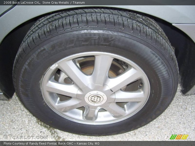 Stone Gray Metallic / Titanium 2008 Buick LaCrosse CXL