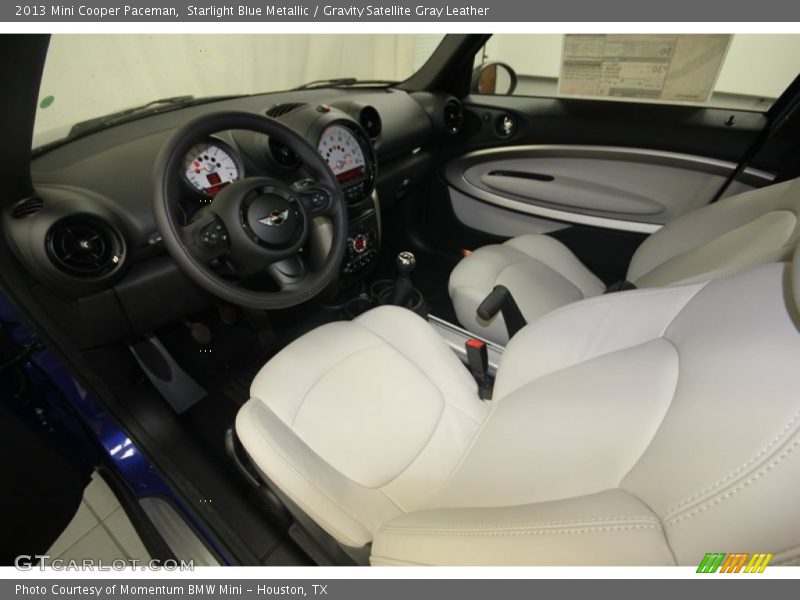 Starlight Blue Metallic / Gravity Satellite Gray Leather 2013 Mini Cooper Paceman