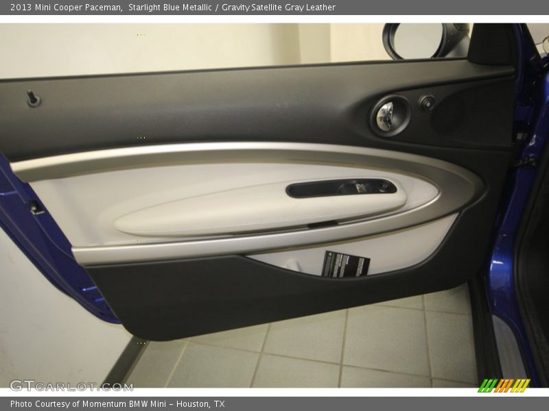 Starlight Blue Metallic / Gravity Satellite Gray Leather 2013 Mini Cooper Paceman