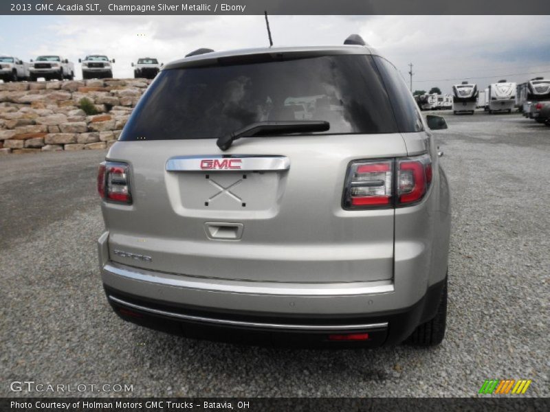 Champagne Silver Metallic / Ebony 2013 GMC Acadia SLT