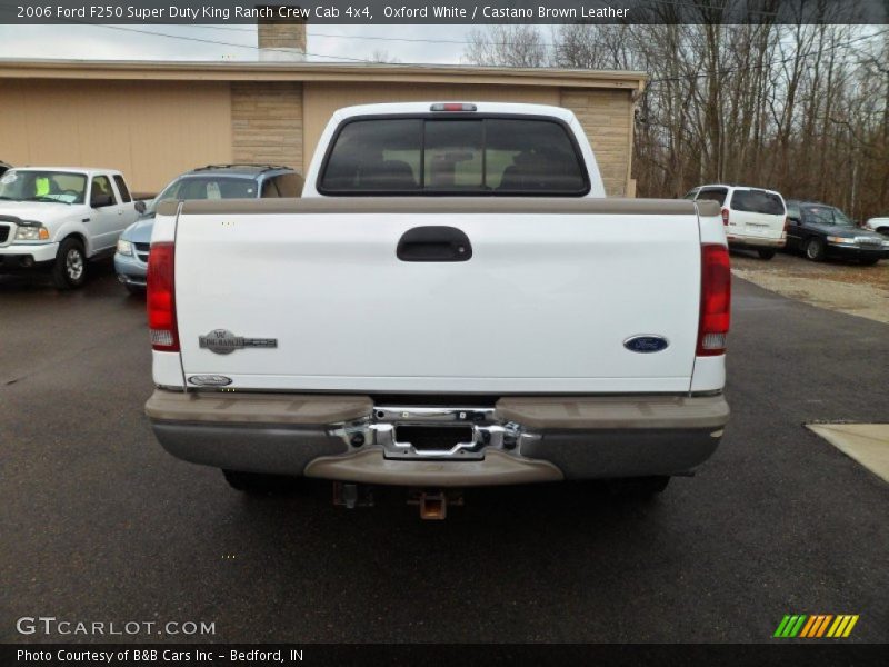 Oxford White / Castano Brown Leather 2006 Ford F250 Super Duty King Ranch Crew Cab 4x4