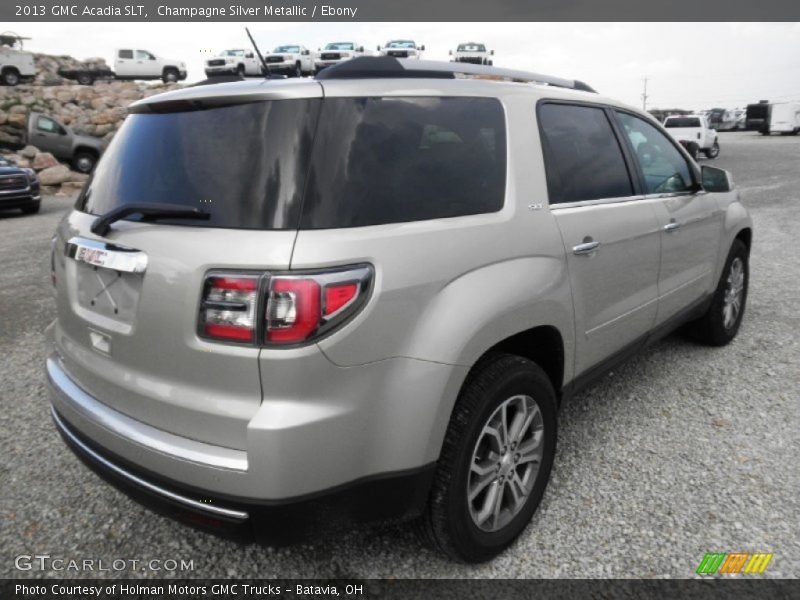 Champagne Silver Metallic / Ebony 2013 GMC Acadia SLT